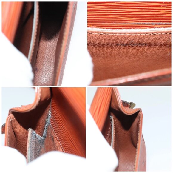 LOUIS VUITTON Epi Saint Cloud PM Shoulder Bag Brown M52213 LV Auth 128429 - Picture 15 of 16